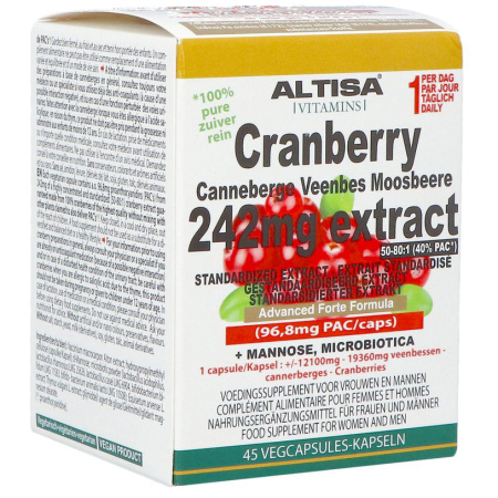 Altisa Cranberry 242mg Extract Advanced 45 Capsules