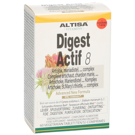 Altisa Digest Actif 8 Artisjok Complex 60 Tabletten