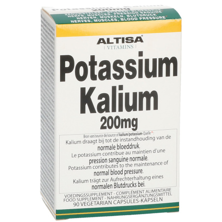 Altisa Kalium 200mg Normale Bloeddruk 90 Vegetarische Slikcapsules