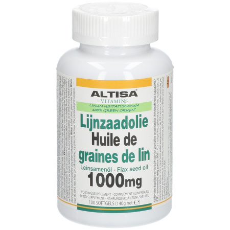 Altisa Lijnzaadolie 1000mg Softgel 100