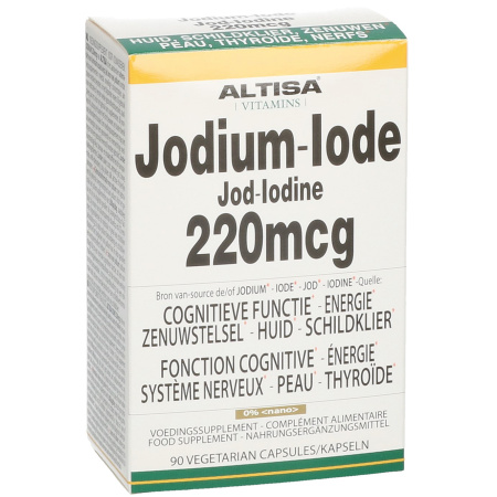 Altisa Vitamins Jodium 220mcg 90 Vegetarische Capsules