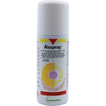 Vétoquinol Aluspray Aluminium Pulvis 3g Heling Van Wonden Verstuiver 220ml