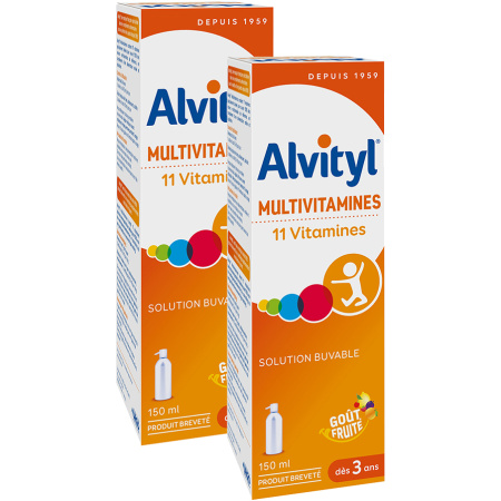 Alvityl Multivitaminen Drinkbare Oplossing Fles 150ml Promo 1+1 Gratis