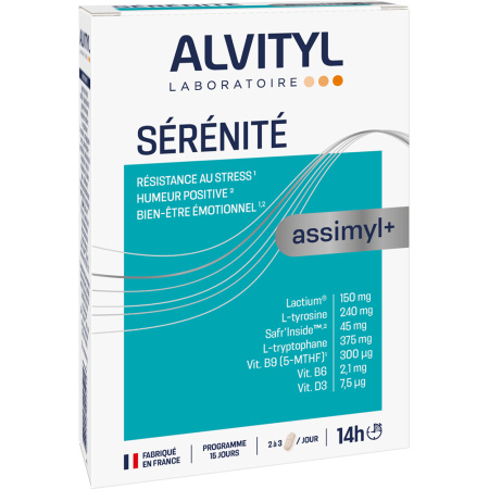 Alvityl Sereniteit Assimyl+ 30 Tabletten