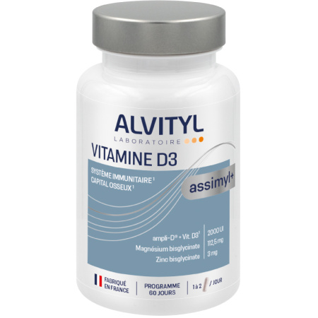 Alvityl Vitamine D3 Assimyl+ 60 Capsules