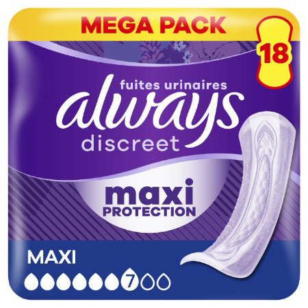 Always Discreet Pads Maxi 18 Stuks