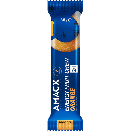 Amacx Energy Fruit Chew Orange 12 Stuks