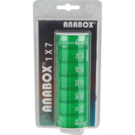 Anabox Pildoos Week Groen 1 Stuk