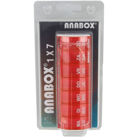 Anabox Week Pillendoos Roze 1 Stuk