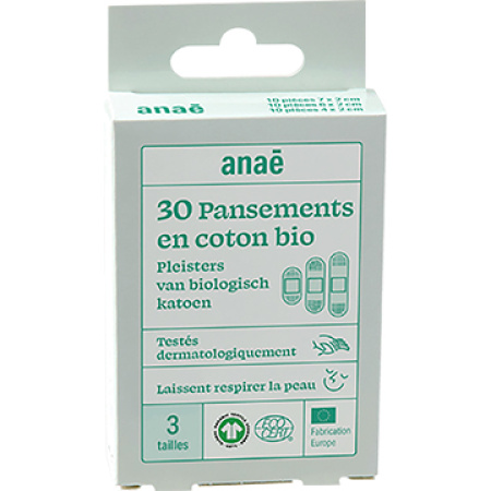 Anae Biologisch Katoenen Pleisters 30 Stuks