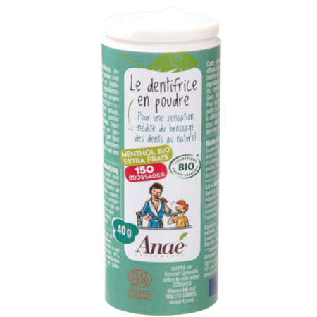 Anae Menthol Tandpoeder Bio 40g