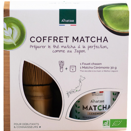Anatae Cadeauset Matcha Ceremonie 30g + 1 Bamboe Klopper