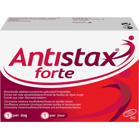 Antistax Forte Zware Benen En Pijnlijke Benen 60 Filmomhulde Tabletten