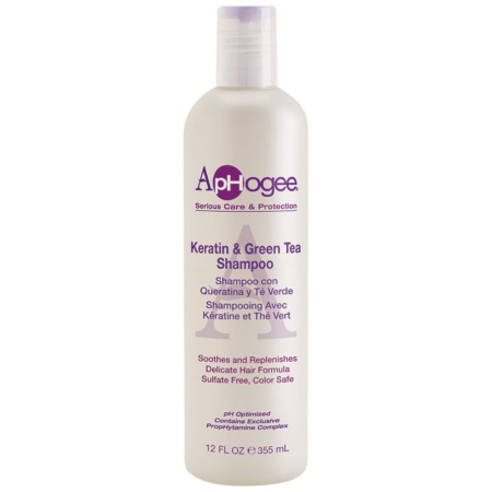 ApHogee Shampoo Met Keratine En Groene Thee 355ml