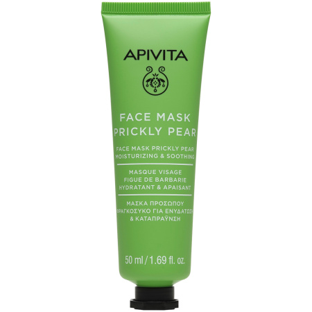 Apivita Gezichtsmasker Vijgcactus Hydraterend En Kalmerend Tube 50ml