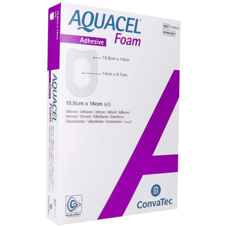 Aquacel Ag Foam Klevend Verband Multi 5 Stuks