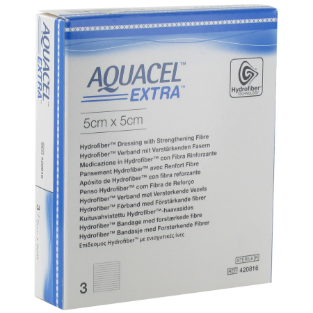 Aquacel Extra 5x5cm 3 Stuks