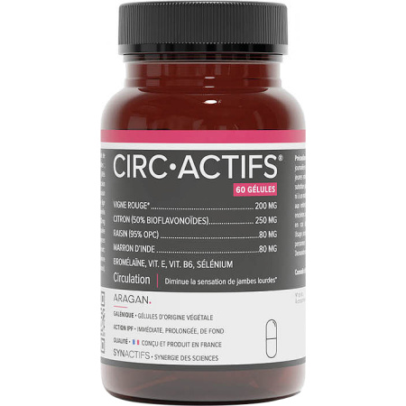 Aragan Synactifs Circulatie Rode Wijnstok 60 Capsules