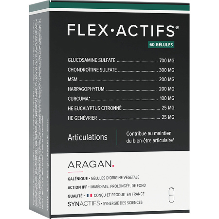 Aragan Synactifs Flexactifs Articulair Welzijn Glucosamine 60 Capsules