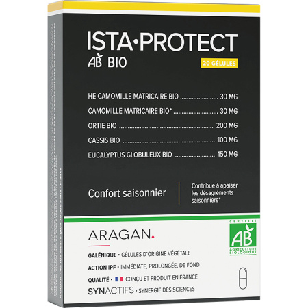 Aragan Synactifs Istaprotect Ademhaling Bio Kamille 20 Capsules