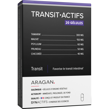 Aragan Synactifs Transitactifs Darmtransit Tamarinde 20 Capsules