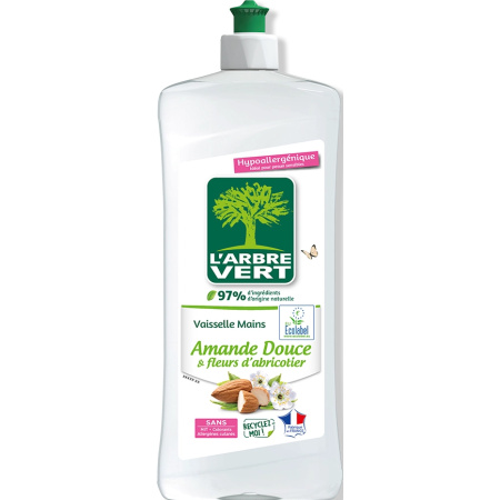 Arbre Vert Afwasmiddel Handen Zoete Amandel En Abrikozenbloem 750ml