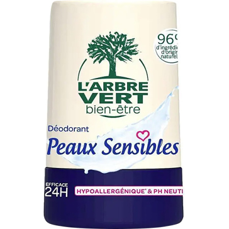 Arbre Vert Deodorant Gevoelige Huid Roll On 50ml