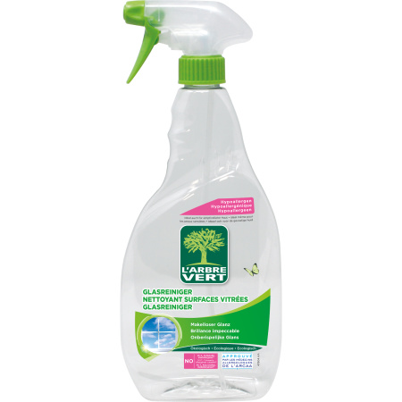 L'Arbre Vert Glas- En Ruitenreiniger Ecologische Spray 740ml