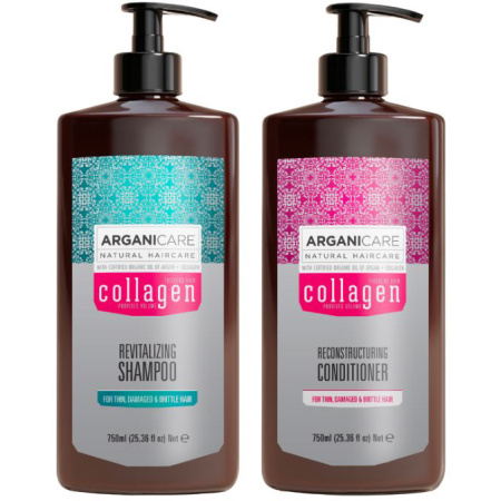 Arganicare Collagen Hair Boost Shampoo & Conditioner Herstellend 1 Set