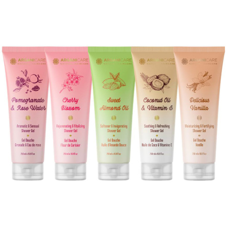 Arganicare Douchegels Tubes 5x250ml