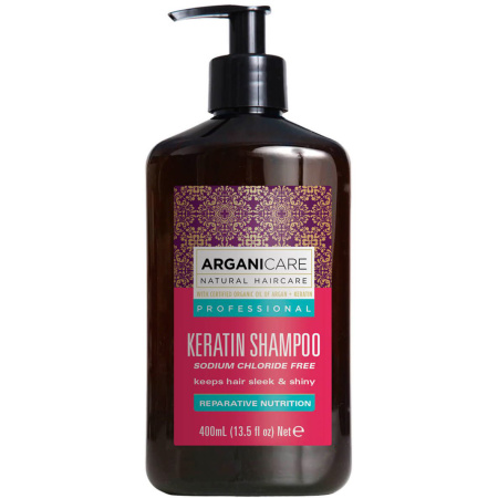 Arganicare Keratine Herstel En Voedende Shampoo Pompfles 400ml
