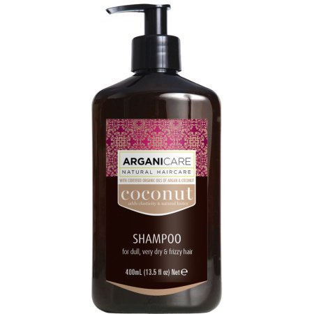 Arganicare Ultra Voedende Kokosolie Shampoo Voor Dof Zeer Droog En Krullend Haar 400ml