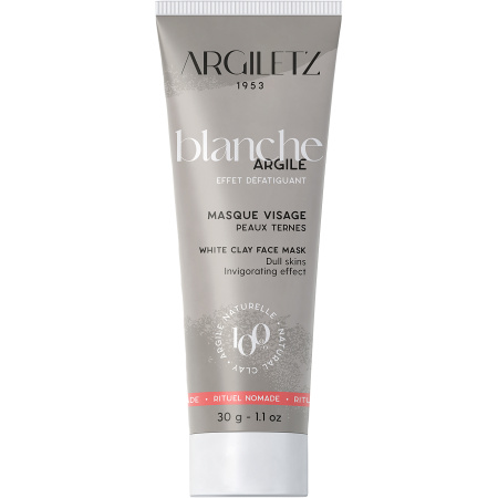Argiletz Gebruiksklaar Witte Klei Gezichtsmasker Doffe Huid Tube 30g