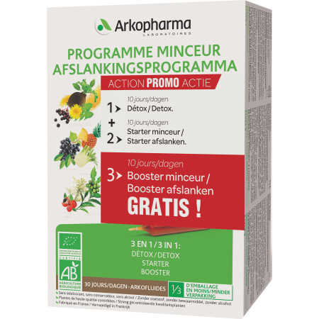 Arkofluides Afslankingsprogramma 30 Ampullen Promopack