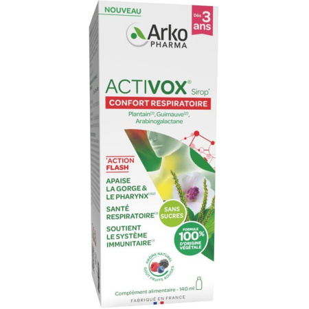 Arkopharma Activox Ademhalingscomfort Flash Actie 140ml