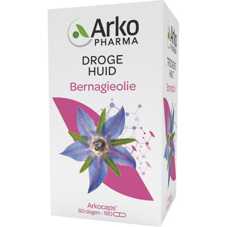 Arkopharma Arkocaps Bernagieolie Droge Huid 180 Capsules