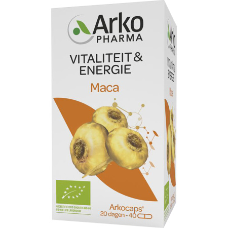Arkopharma Arkocaps Energie En Verlangen Maca Bio 40 Capsules