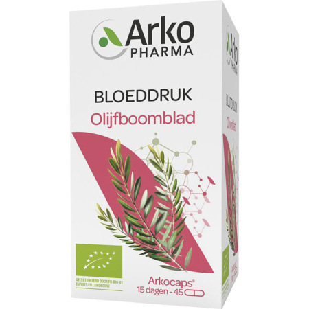 Arkopharma Arkocaps Olijfboom Bio Bloeddruk Voedingssupplement 45 Capsules