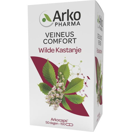 Arkopharma Arkocaps Wilde Kastanje 150 Plantaardige Capsules