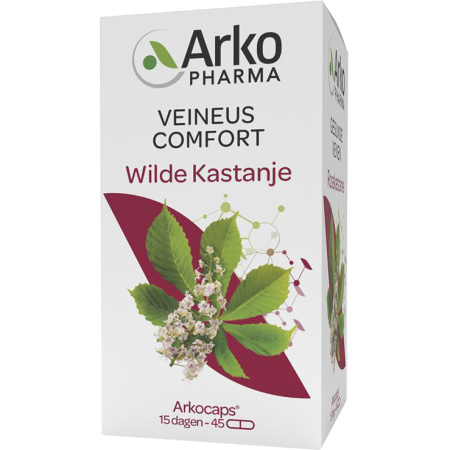 Arkopharma Arkocaps Wilde Kastanje 45 Plantaardige Capsules