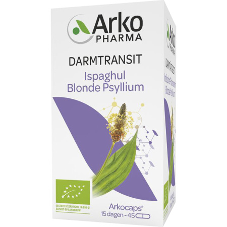 Arkopharma Arkocapsules Ispaghul Blonde Psyllium Darmtransit Bio 45 Capsules