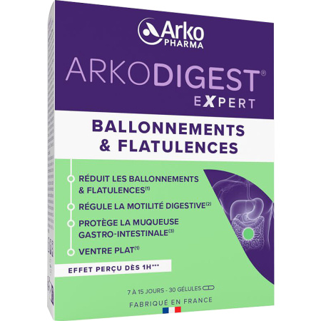 Arkopharma Arkodigest Expert Opgeblazen Gevoel En Winderigheid 30 Capsules