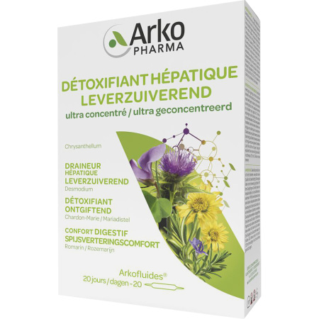 Arkopharma Arkofluide Leverzuiverend Ampullen 20x10ml