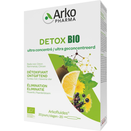 Arkopharma Arkofluides Detox Bio 20 Ampullen