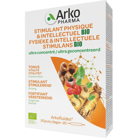 Arkopharma Arkofluides Lichamelijk Stimulans 20 Unicadoses