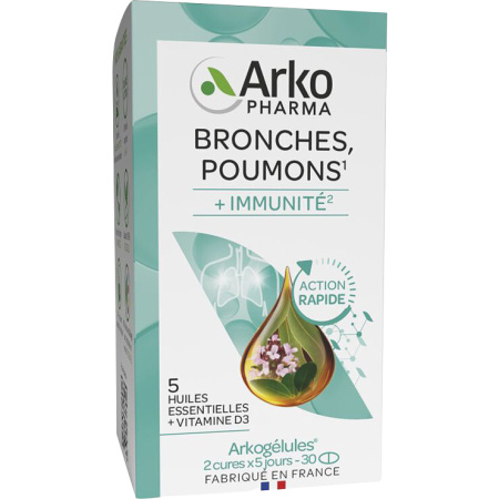 Arkopharma Arkogélules Bronchiën/Longen En Immuniteit 30 Capsules