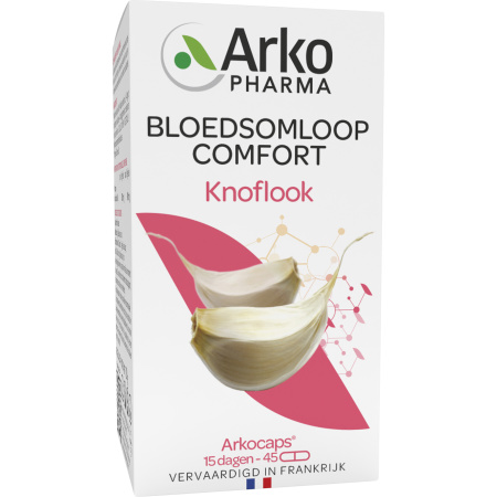 Arkopharma Arkogélules Knoflook Bloedsomloopcomfort 45 Capsules