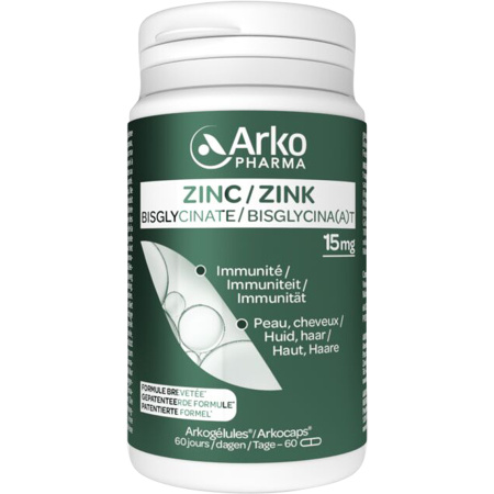 Arkopharma Arkogélules Zink Bisglycinaat 60 Capsules