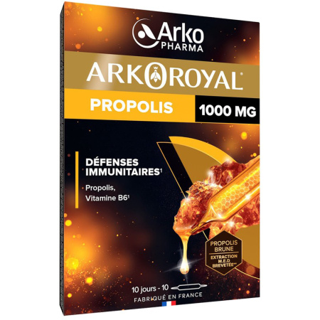 Arkopharma Arkoroyal Immuunafweer Propolis 1000mg Vitamine B6 Ampullen 10x10ml