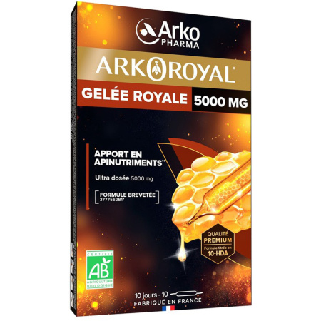Arkopharma Arkoroyal Koninklijke Gelei 5000mg Ampullen 10x15ml